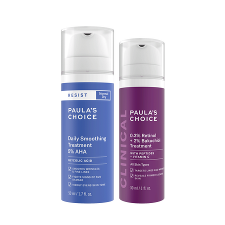 DUO] 5%AHA + 0.5%BHA & 0.3%レチノール + 2%バクチオール | ポーラ